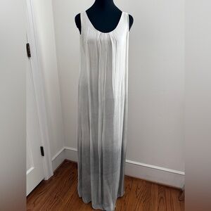Tank dress with flowy overlay and ombré detail- Sz L